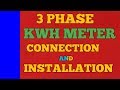 3 Phase Kwh Meter Connection Diagram
