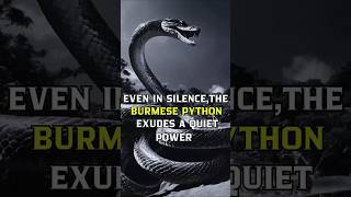 Even in silence, The burmese python exudes a quiet power #mindset #motivation #discipline