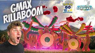 ✨NEW SHINY Gigantamax Rillaboom Hunt in Pokemon Go!✨ screenshot 1