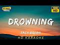 Drowning Zach Bryan KARAOKE mp3