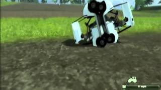 Farming Simulator 2013 Broken Physics, Oh the Fun You Can Have.
