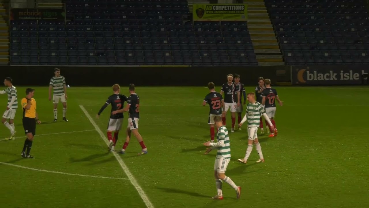 Ross County vs Celtic B - KDM Evolution Trophy Round of 32: The Goals.