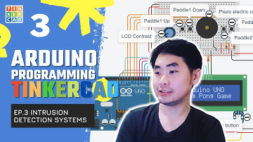 เรียน Arduino on TinkerCAD ขั้นเทพ EP.3 Intrusion Detection Systems สร้างระบบตรวจจับผู้บุกรุกได้ 🔥