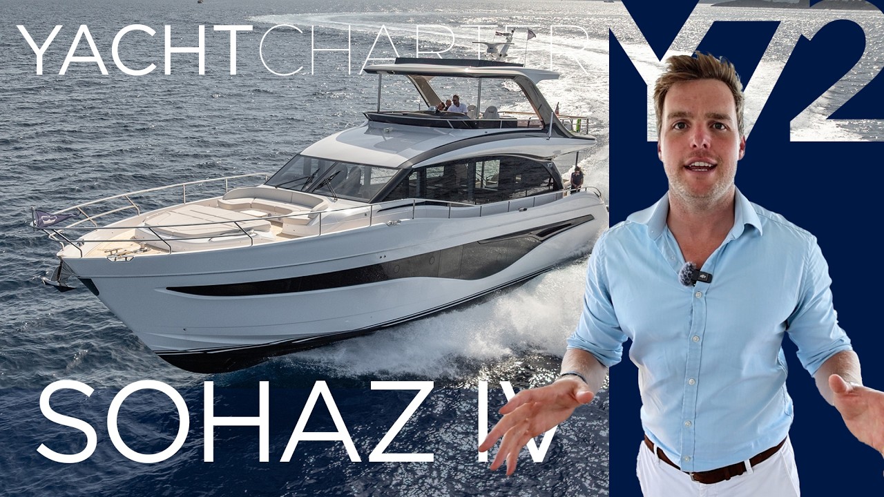 Introducing 'Sohaz IV' - this beautiful Princess Y72 - to the Princess Yacht Charter fleet