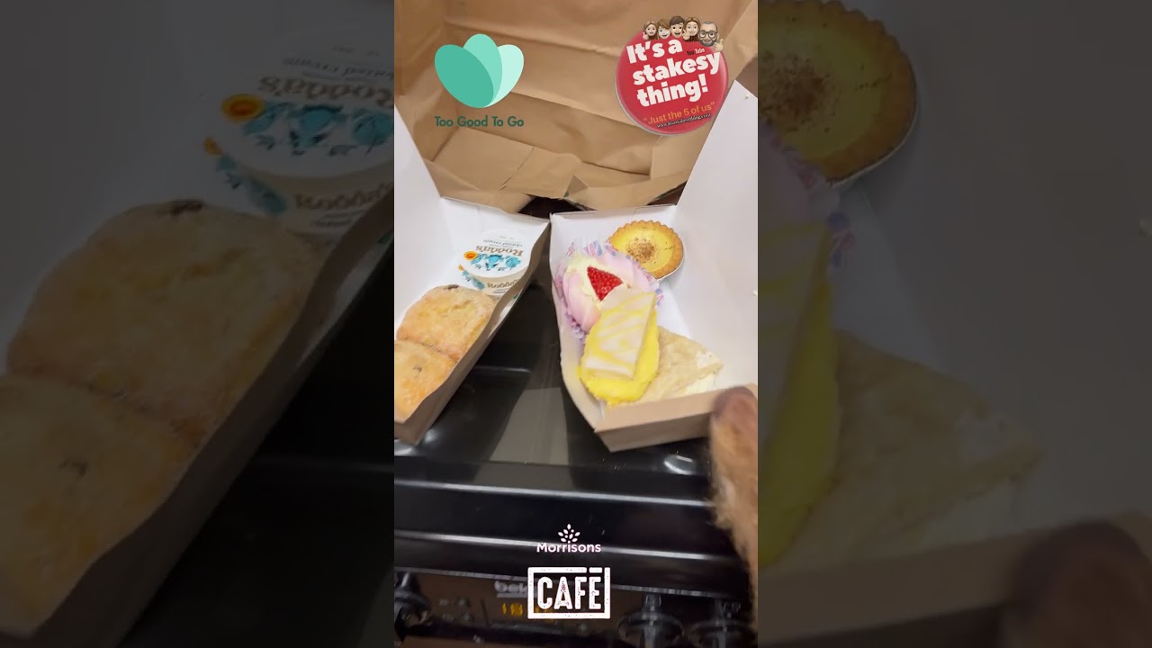 Too Good to Go Magic Bag from Morrison Cafe Wakefield, Cream Buns 😋 