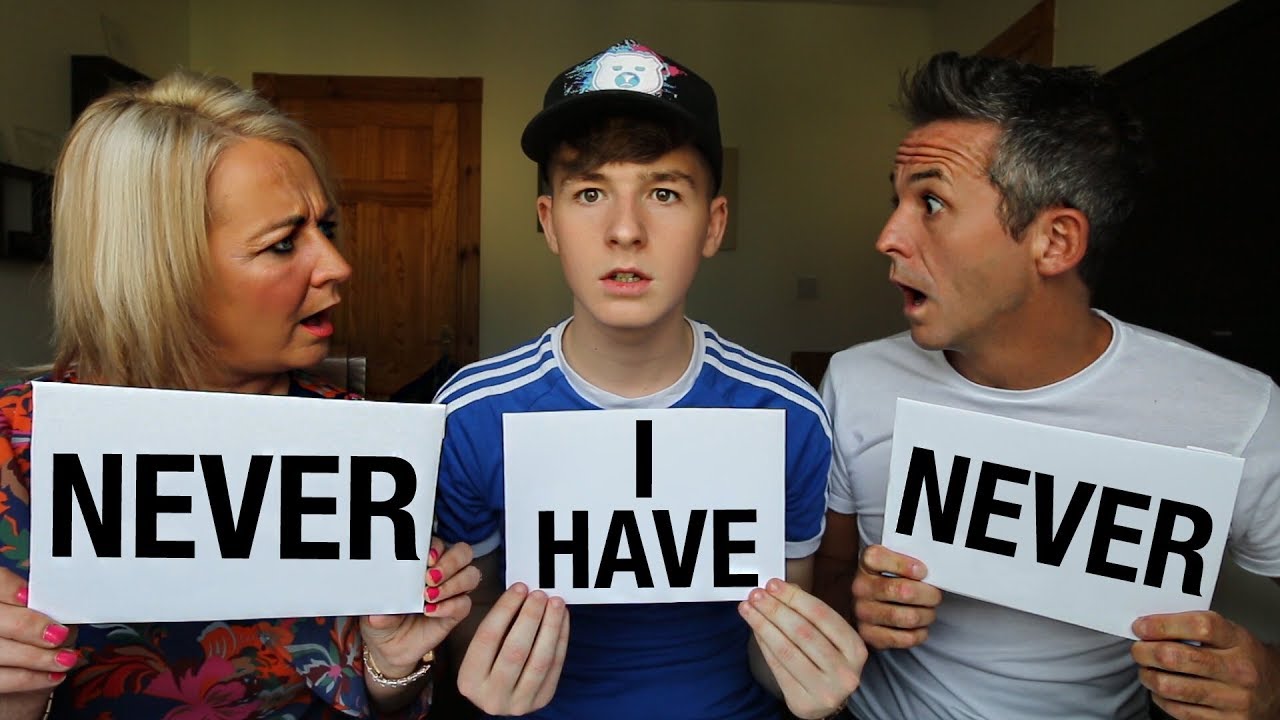 NEVER HAVE I EVER WITH PARENTS! - YouTube