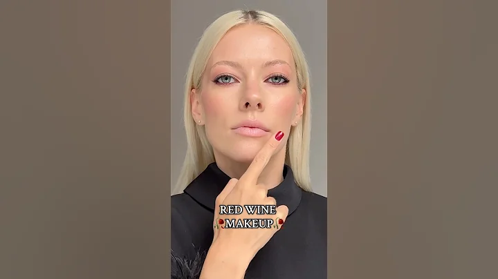 Red wine makeup tutorial step by step. Color theory. Burgundy lipstick. Dark red lips #makeuptips