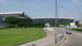 Hong Kong Airport. Full Bus Trip From Tung Chung To Airport And Back. S1 Route