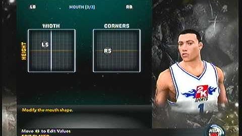 NBA 2K11 How To Create Eminem