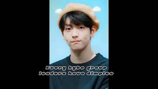 Do You Know Every Hybe Group Leaders Have Dimples