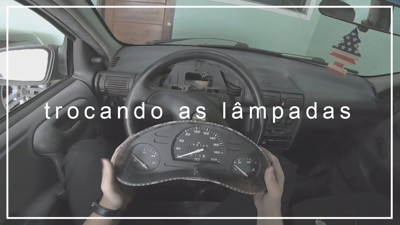 TROCANDO AS LÂMPADAS DO VELOCÍMETRO/PAINEL DO CORSA | PASSO A PASSO