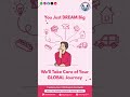 Relax While We Plan Your Study &amp; Internship Abroad | Global Journey Starts Here #youtubeshorts