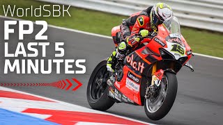 Final 5 mins of FP2 at Misano in WorldSBK | #ITAWorldSBK