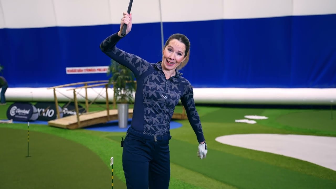 Heinin Golfkoulu – quick Fix: Flying elbow