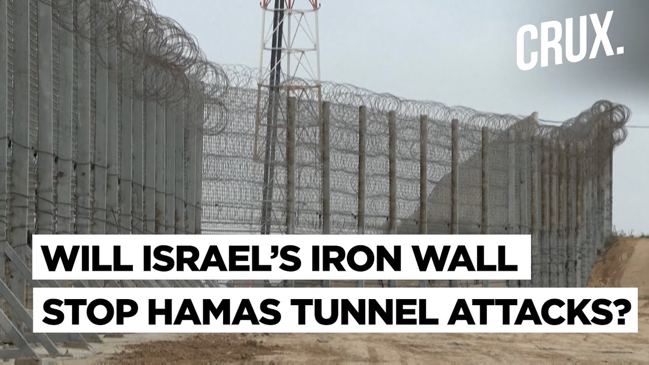 Israel 'Iron Wall' On Gaza Border Has Cameras, Sensors & Radar But Can It  Stop Hamas Tunnel Warfare? - YouTube