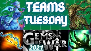 3 TEAMS World Event Faction assault | Gems of War Guide 2021 | Mirrored Halls & Lore of Nature NOx3