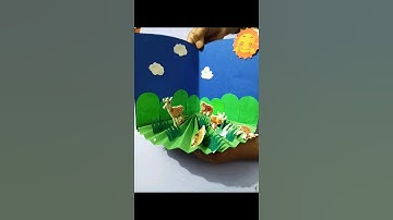 Wild animals project |  #viralvideo #trending #ytshortsfeed #craft #papercraft Animals model project