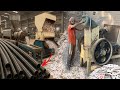 How Millions of Playing Cards Scrap Recycled Into New Pipes | How PVC Pipe Are Made in Local Factory