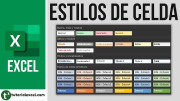 ESTILOS de celda en Excel 🎨