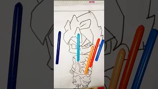 Goku drawing #super saiyan youtubeshorts