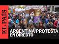 DIRECTO | NI UNA MENOS: colectivos feministas de ARGENTINA marchan contra Milei | EL PAÍS