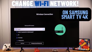 How To Change Wi-Fi connection on Samsung Smart TV! [Switch Between Networks]