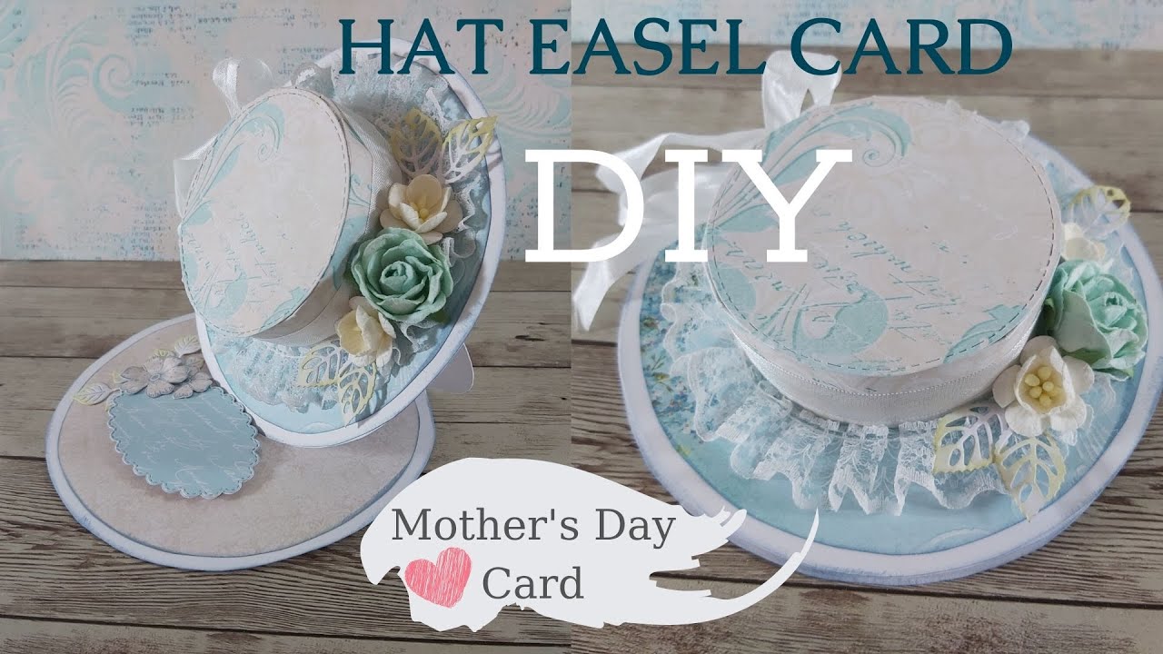 Hat Easel Card Tutorial**FREE DOWNLOAD TEMPLATESMarina Manioti YouTube