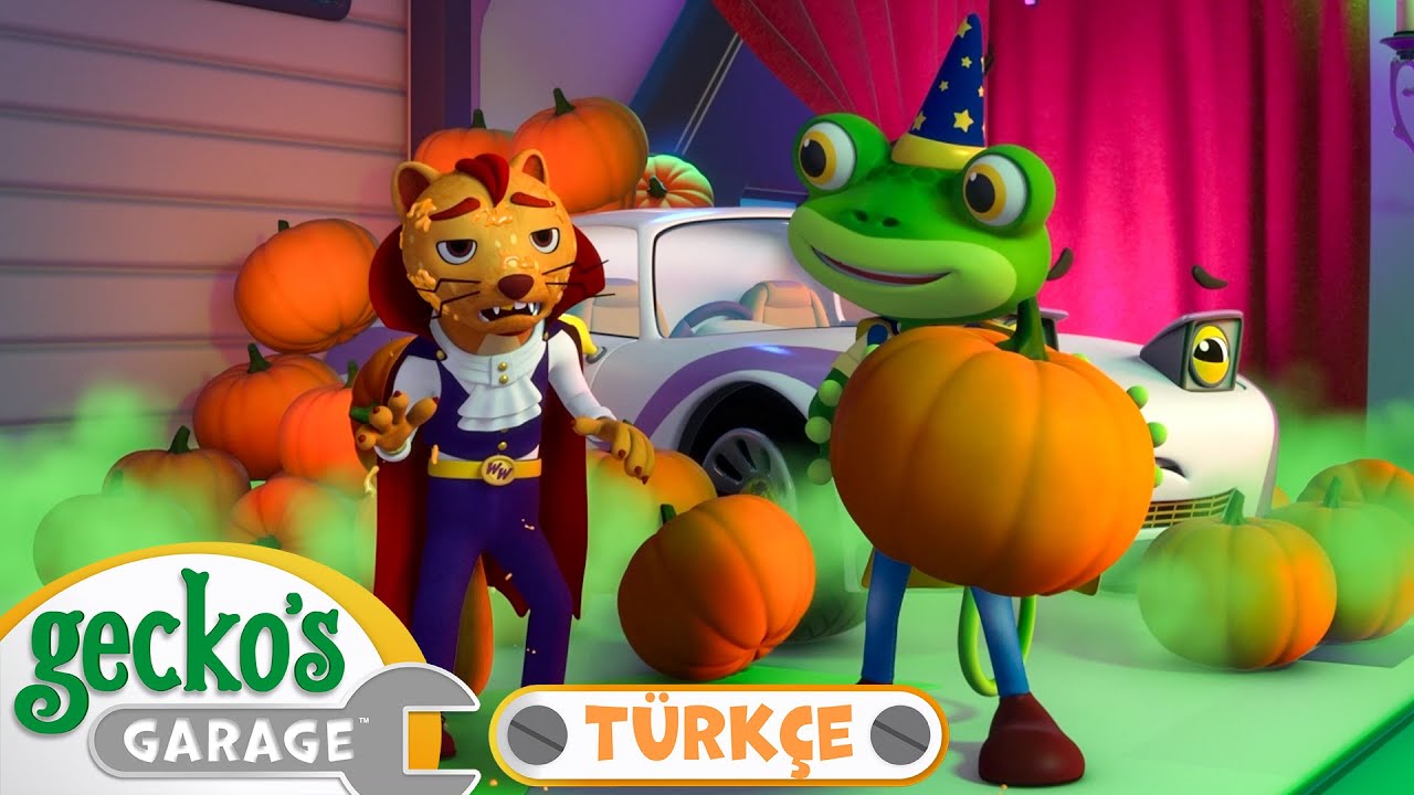 👻 Perili Ev 🎃 Cadılar Bayramı Özel 🎃  | 🐸 Gecko'nun Garajı - Çocuklar için Kamyonlar