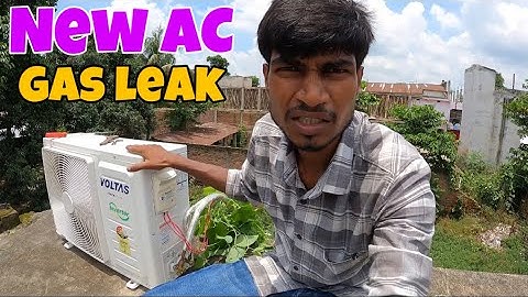 Voltas New AC Gas Leakage in Simrahi - EHSAN