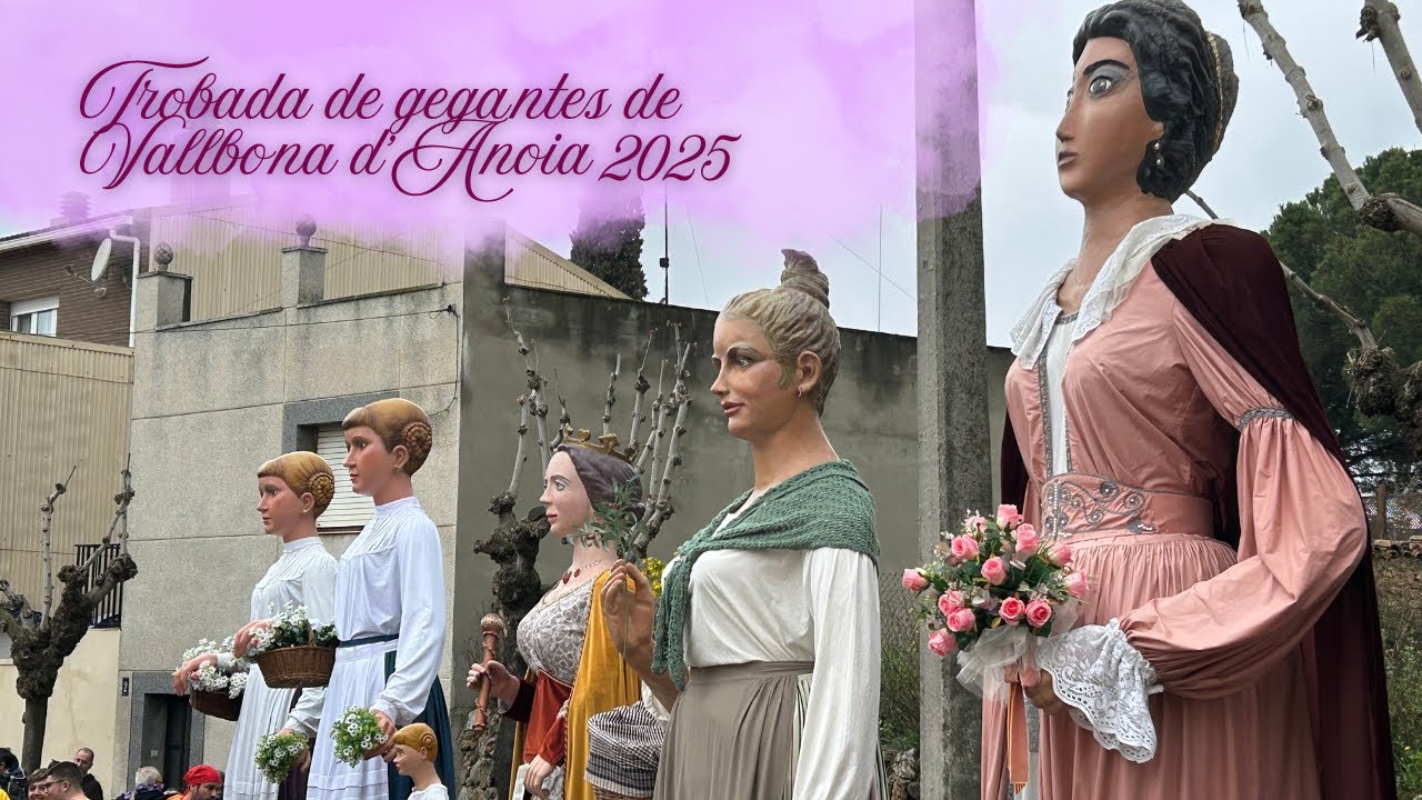 Trobada de gegantes de Vallbona d'Anoia (8/3/2025)