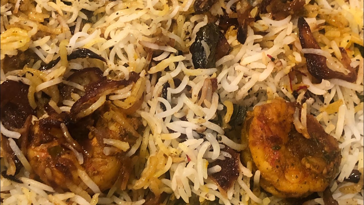 Shrimp Recipe Prawn Biryani YouTube