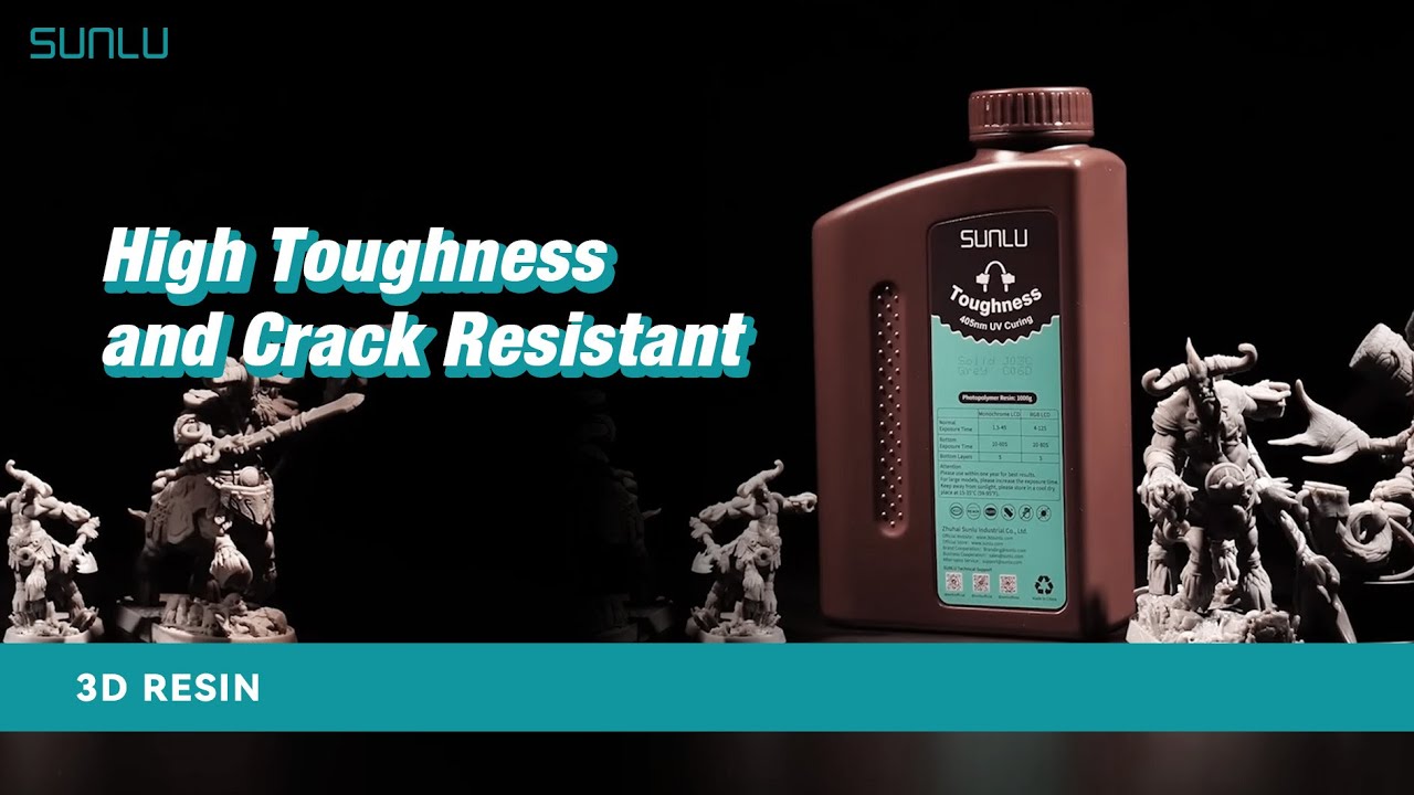 SUNLU High Toughness Resin | High Toughness and Not Easy to Break! | SUNLU New Release!