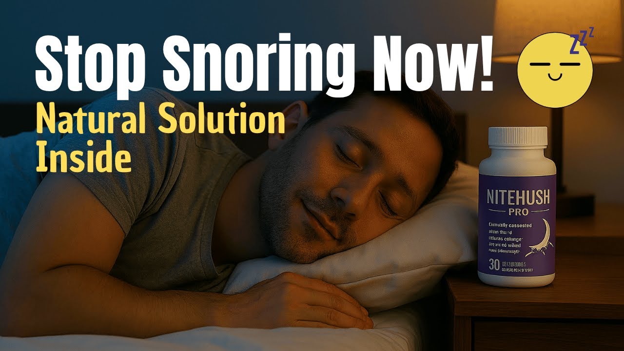 How to Stop Snoring Naturally | Improve Your Sleep Tonight! NiteHush Pro