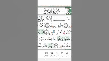 سورة التين Surah Al-Teen ( the Fig)