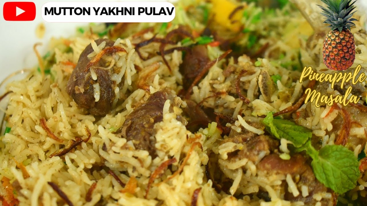 Mutton Yakhni PulaoEasy and Degi style me banaye Mutton Yakhni Pulao