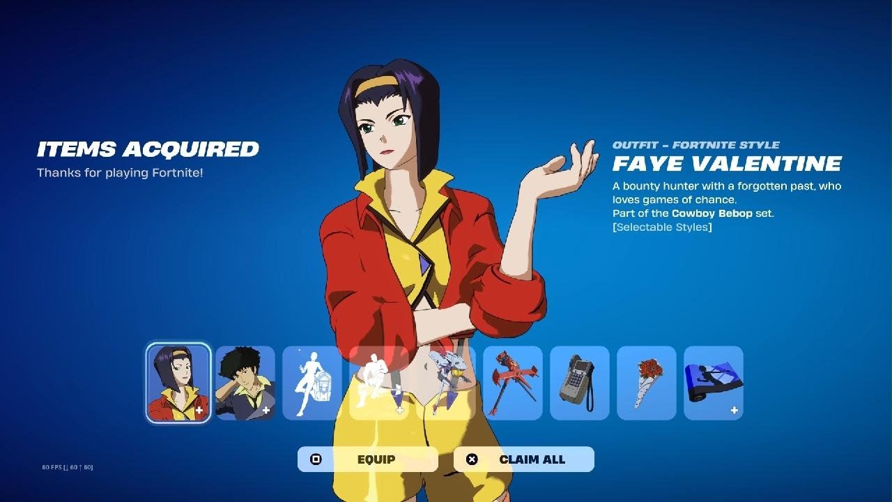 Fortnite X Cowboy Bebop YouTube