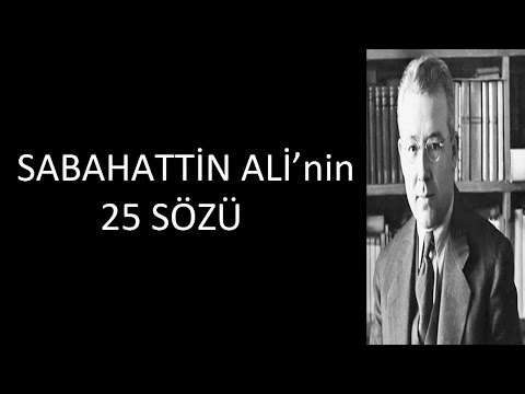 Sabahattin Ali'nin 25 Muhteşem Sözü