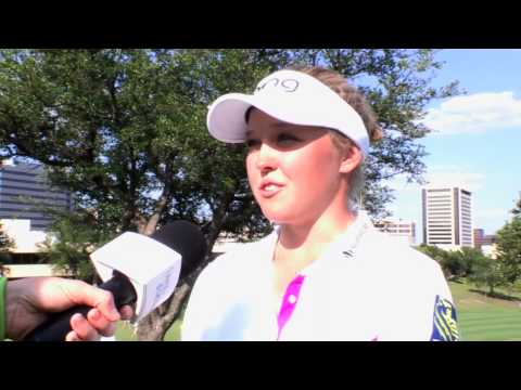 Brooke Henderson Second Round Interview at North Texas