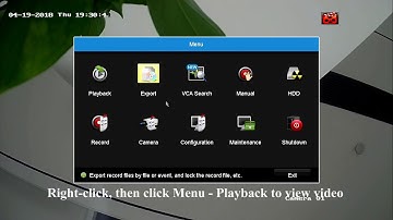 How to configure motion detection and view event video