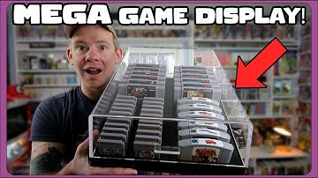 Massive Premium Game Room Display ! BitLounger XL ! For NES, SNES, N64 and GameBoy !
