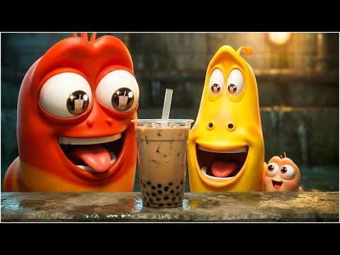 LARVA SEASON 6 EPISODE 100 NEW 2026: milk tea! 😱 - SMToon Larva Heroes