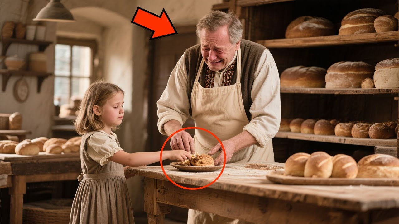 Der Bäcker half einem hungrigen Mädchen  Jahre später entdeckte er etwas , das ihn zu Tränen rührt