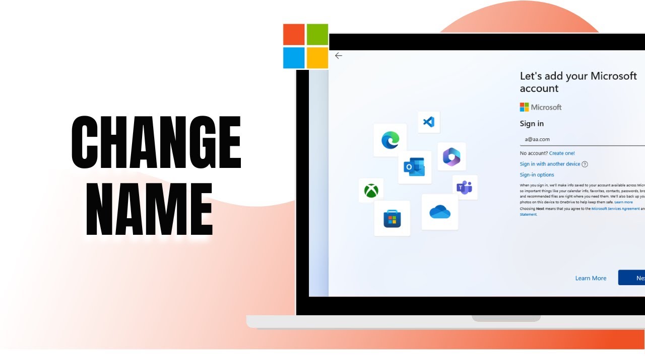 HOW TO CHANGE NAME IN MICROSOFT ACCOUNT YouTube