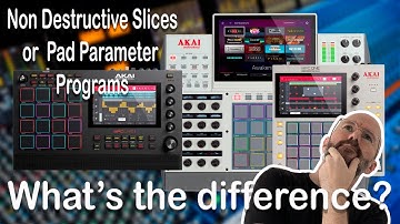 Akai MPC Tutorial. Drum Programs. Non Destructive or Pad Parameters. What is the difference?