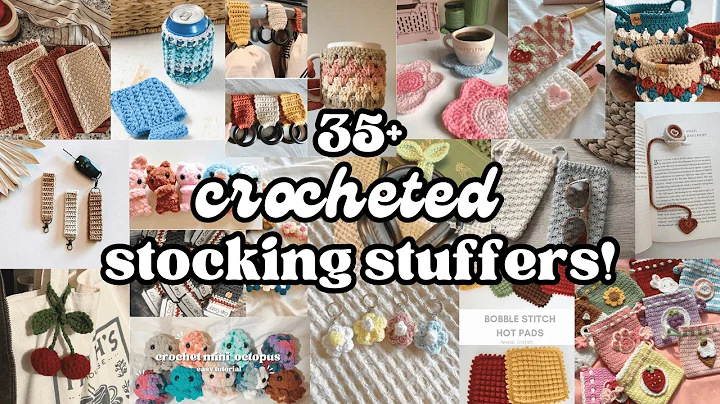 crochet stocking stuffer ideas! quick last-minute gifts | VLOGMAS DAY 2