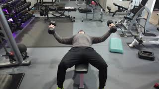 Exercise Library:  Flat Dumbbell Fly