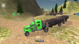 Offroad Cargo Transport Truck | Truck Driving, Deliver Woods, Foods and Cargo screenshot 3