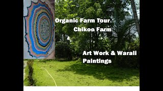 Farm &amp; Cottage Tour | Nirjhara Farm | Marathi Vlog | Art work | Warali Paintings | Chikoo | Bordi