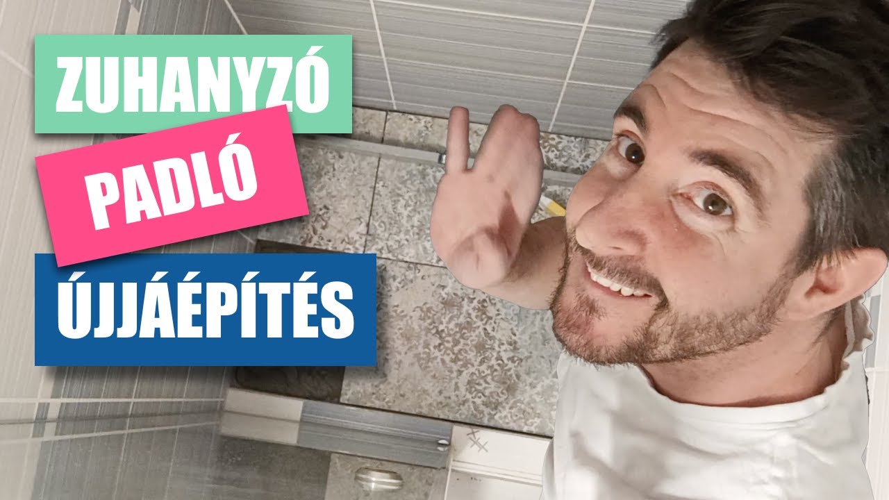 Beázott zuhanyzó új padló 5 nap alatt!