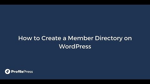 How to Create a Member Directory on WordPress with ProfilePress
